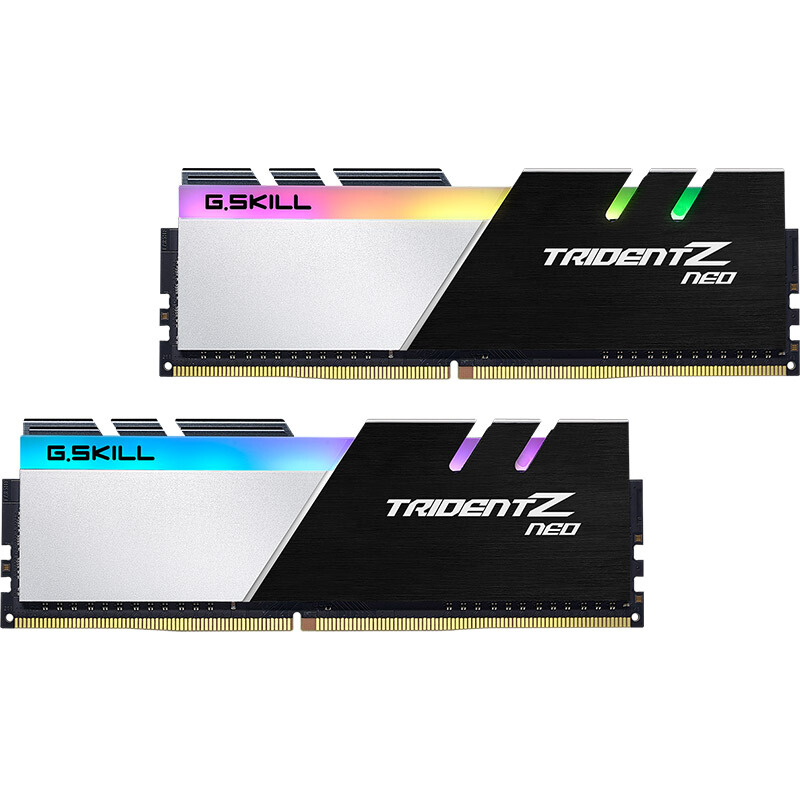 芝奇（G.SKILL）16GB(8G×2)套装DDR4 3600频率台式机内存条-焰光戟RGB灯