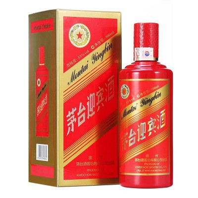 贵州茅台集团茅台醇（中国红） 53度柔和酱香型白酒500ml*2瓶装